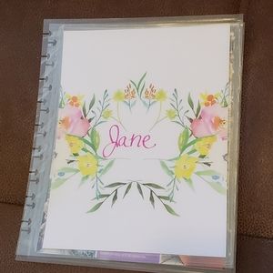 Homemade cover for your Classic size Disc Bound Planner Jane